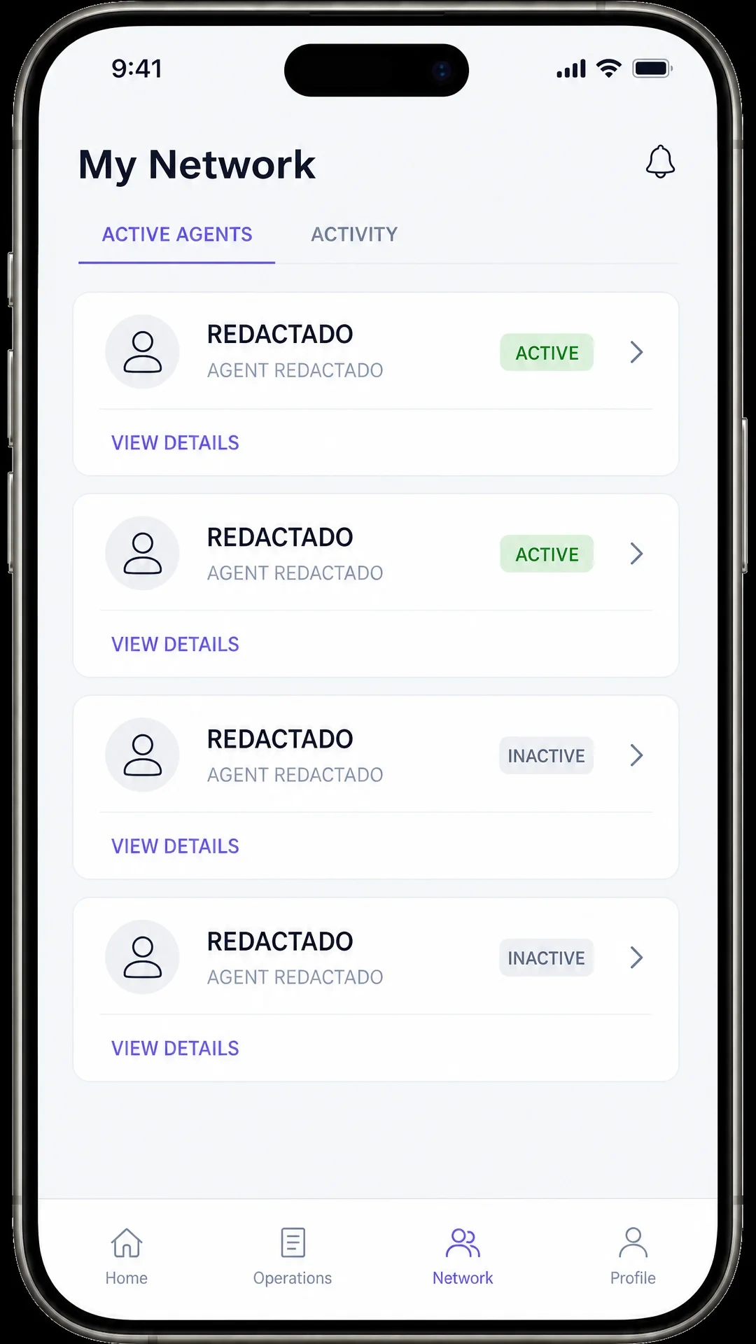 Red de Puntos y Cajeros P2P